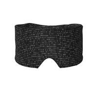 Programmer Code Black Black, Full Eye Covers Light Blocking Eye Mask Sleep Eye and Ear Muffs