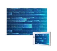 Programmer Code Blue,1000 Pieces Wooden Jigsaw Family Game Jigsaw Puzzles for Adults Teens Home Decor