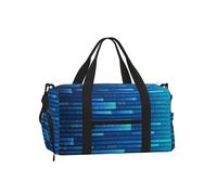 Programmer Code Blue, Handheld Crossbody Sports Luggage Bag, Sports Duffels, Large Capacity Travel Bag for Women and Men