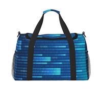 Programmer Code Blue, Sports Duffels, Handheld Crossbody Sports Luggage Bag, Large Capacity Travel Bag for Women and Men