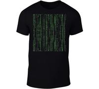 Programmer Code Men T Shirt Inspired by The Matrix Neo Simulation Life Black