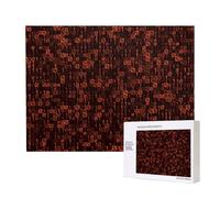 Programmer Code Red,500 Pieces Wooden Jigsaw Family Game Jigsaw Puzzles for Adults Teens Home Decor