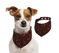 Programmer Code Red,Dog Bandanas Cotton Pet Scarf Adjustable Bibs for Pet,L