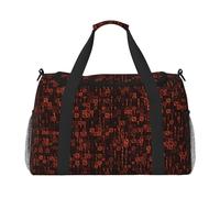 Programmer Code Red, Sports Duffels, Handheld Crossbody Sports Luggage Bag, Large Capacity Travel Bag for Women and Men