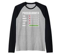Programmer Coder - Developer Programming Software Engineer Raglan Baseball Tee