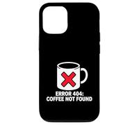 Programmer Coder Error 404 Coffee Not Found Tech Case for iPhone 12/12 Pro