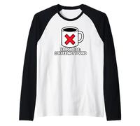 Programmer Coder Error 404 Coffee Not Found Tech Raglan Baseball Tee