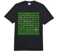 Programmer Coder Talk Data to Me Coding Comfort Colors Adult Heavyweight T-Shirt