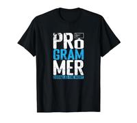 Programmer Coding at the Night Value Graphic T-Shirt, Men, Black, L