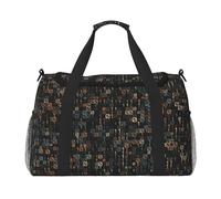 Programmer Computer Code, Sports Duffels, Handheld Crossbody Sports Luggage Bag, Large Capacity Travel Bag for Women and Men