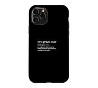Programmer Definition Geeky Computer Coder Idea Case for iPhone 11 Pro
