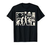 Programmer Evolution Funny Software Developer Work Graphic T-Shirt