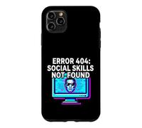 Programmer Introvert Error 404 Social Skills Not Found Case for iPhone 11 Pro Max