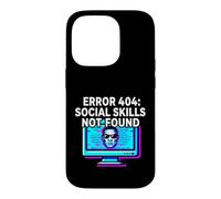 Programmer Introvert Error 404 Social Skills Not Found Case for iPhone 14 Pro