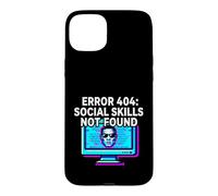 Programmer Introvert Error 404 Social Skills Not Found Case for iPhone 15 Plus