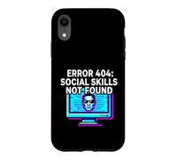 Programmer Introvert Error 404 Social Skills Not Found Case for iPhone XR