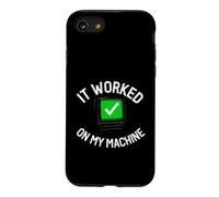 Programmer It Worked On My Machine Coding Joke Case for iPhone SE (2020) / 7/8