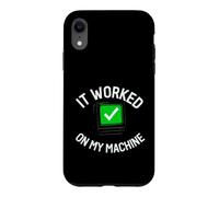 Programmer It Worked On My Machine Coding Joke Case for iPhone XR