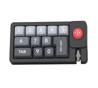 Programmer Keyboard - RGB Mechanical One-Handed Keypad with Joystick | Hot-Swappable Wired Number Pad for Graphic Designs, Editing's, Codings, Workstations, 's, PC Setup, Shortcut Customization