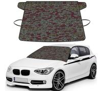 Programmer Programming Code 1 Printed Car Windshield Cover for Ice and Snow, Durable Windshield Snow Cover, Sun Protection, Universal Fit 69x42.5''