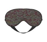 Programmer Programming Code Breathable Adjustable Eye Mask Effective Shading Blindfold for Sleeping with Elastic Strap