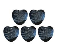 Programmer Programming Code Car Air Freshener Hanging Incense Chips 5 Pack Automotive Scented Hanging Sheets for Car Home Auto Interior Decor Love Form,gray-style