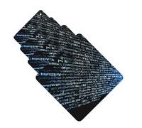 Programmer Programming Code Car Air Fresheners Cards Set of 4 Pieces Personalized Car Fresheners Gifts for Men Women Auto Aromatherapy Tablets Hanging Scented Cards for Wardrobe Bathroom
