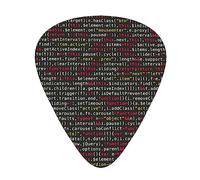 Programmer Programming Code Guitar Pick 12 Picks Fashion Personalized Bass Pick Durable Electric Guitar Plectrums Instrument Accessories