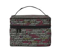 Programmer Programming Code, Makeup Bag, Portable Cosmetic Bag for Women - Travel Cosmetic Organizer, Toiletry Pouch, The Go-to Gift That Never Disappoints for Special Moments