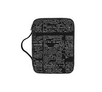 Programmer Programming Code Print Bible Cover Case/Book Cover, Bible Case for Women Girls,with Handle Fits for Standard Size Bible