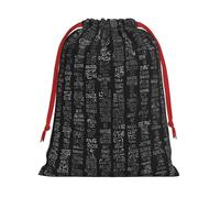 Programmer Programming Code -Print Drawstring Gifts Bags S Size - Soft Flannel Fabric Reusable For Wedding Party Favors Gifts Packaging