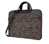 Programmer Programming Code Print Laptop bag,portable single shoulder laptop Sleeve Case,Compatible with 13-15.6 in, Black, 13 inch