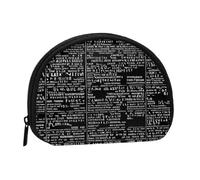 Programmer Programming Code Print Portable Mini Storage Bag Shell Shaped Wallet Small Coin Wallet Shell Storage Bag