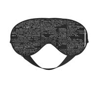 Programmer Programming Code Print Satin Sleep Mask & Eye Mask | Deep Dream Sleep Masks for Women & Men | Soft Sleeping Eye Mask to Nourish Skin