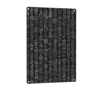 Programmer Programming Code -Print Vertical Aluminum Sign 8x12 Inch, Rustproof Indoor Outdoor Wall Art For Home, Bar, Office, Hotel Décor.