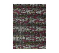 Programmer Programming Code Printed Wooden Puzzle 500 Piece, Cute Puzzle Game in Plastic Box for Family Entertainment and Brain Training Gifts