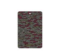 Programmer Programming Code Printing Fashion Car Air Freshener Cards 10 Pcs Car Scented Hanging Sheets