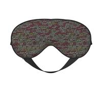 Programmer Programming Code Printing Versatile Sleep Eye Cover Soft Eye Mask Reversible for Meditation & Travel Eye Mask Unisex