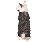 Programmer Programming Code Small Pets Wear Hoodies,Dog Jumper Sweatshirt,Warm And Lightweight, Soft Texture, Easy To Wear