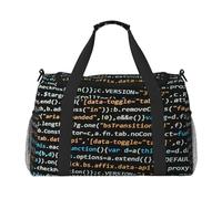 Programmer Programming Code, Sports Duffels, Handheld Crossbody Sports Luggage Bag, Large Capacity Travel Bag for Women and Men