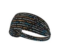 Programmer Programming Code,Sports Sweatband for Unisex Multi Headband Elastic Exercise Hairband