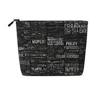 Programmer Programming Code - Themed Makeup Bag - Waterproof Hemp Cosmetic Pouch for Travel, Daily Use & Gifts (9.5x6.7x2in)
