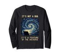 Programmer Van Gogh Coding Humor Bug Feature Database Nerd Long Sleeve T-Shirt