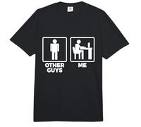 Programmer Versus Regular Guys - Funny Developer Coder Comfort Colors Adult Heavyweight T-Shirt