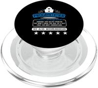 Programmer Wizard Magician Solving Problems PopSockets PopGrip for MagSafe