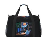 Programmers and Computers Print Ample Space Travel Duffle Bag Carry On Tote 19.7x13x10.2 in Stylish Tote for Gym