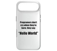 Programmers hello world funny phrase g ase for iPhone Air