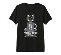 Programmer's Ritual Fuel Code Repeat Coffee Computer Science Premium T-Shirt