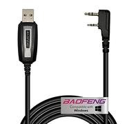 Programming Cable for two way ham portable radio UV-5R/5RA/5R Plus/5RE/bf F8HP, UV3R Plus, BF-888S, 5R EX, 5RX3, GA-2S, BF-F8+, H777 + FREE firmware MIRKIT channelist