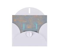 Programming Code Greeting Card With Envelope, Birthday Card, Christmas Card, Invitation Card, 3 Colors